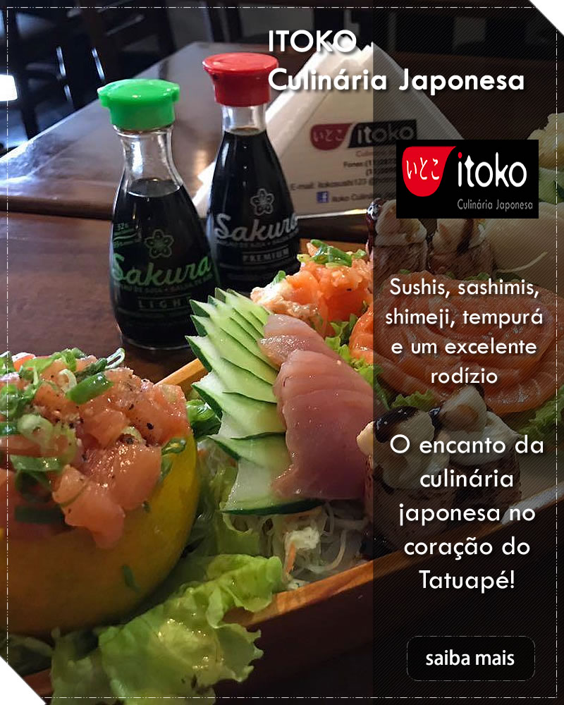 Restaurantes e rodízios japoneses no bairro Tatuapé, SP | Itoko