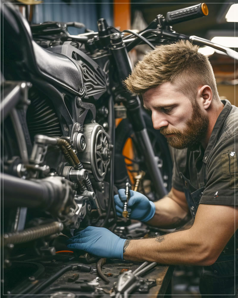 Lojas de motos, motopeças e oficinas nos bairros de São Paulo