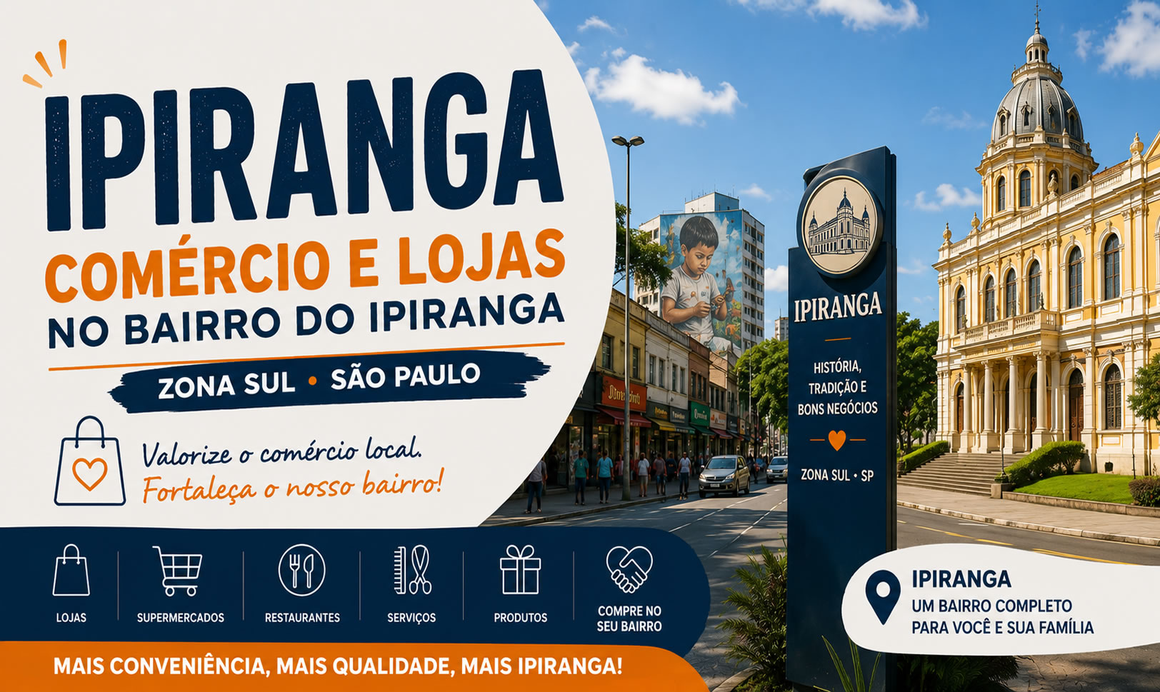Ipiranga, comércio e lojas no bairro do Ipiranga | Zona sul, São Paulo
